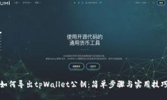 如何导出tpWallet公钥：简单